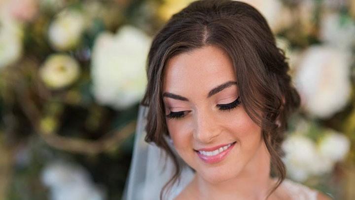 Beautiful Hair & Makeup Inspiration for Brides by Posh Styling Desktop Image